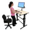 Ergotron WorkFit-D Sit-Stand Desk - Image 4