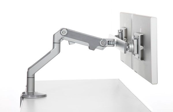 An image of the Smart Stop technology in action, with the monitor arm rotated to a specific angle.