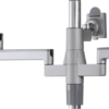 M/Flex can hold up to six monitors, freeing up valuable desk space.