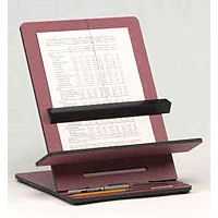 Atlas Ultra Document Holder holding documents at a comfortable angle for ergonomic support.