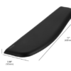 Dimensions of the Kensington ErgoSoft™ Wrist Rest for Slim Keyboards