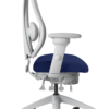 A side view of the tCentric Multi Tilt with Fabric Seat, showing its sleek black frame and ergonomic design.