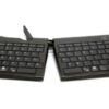 A close-up of the Goldtouch Go!2 Mobile Keyboard's adjustable keys and soft touch finish.