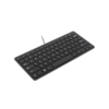 A close-up of the R-Go Compact Keyboard's sleek and modern design