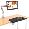 S2S Ultrathin Keyboard Tray System with middle keyboard tray angle