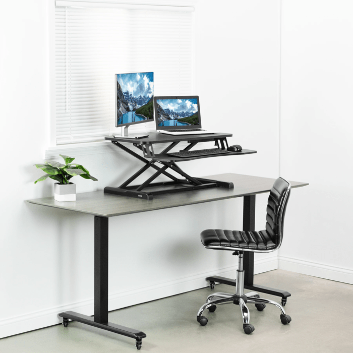 VIVO DESK-0000K in modern office environment