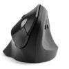 Top view of Kensington Pro Fit Ergo Vertical Wireless Mouse, showing contoured grip and forward/back buttons