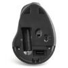Wireless Kensington Pro Fit Ergo Vertical Mouse with USB dongle in storage compartment